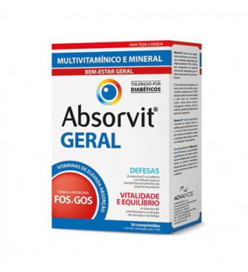 Absorvit Geral Comp X 30