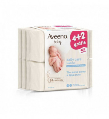 Aveeno Baby Toalhita Limp 72X6