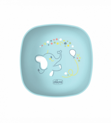 Chicco Tigela Tampa Azul 6M+