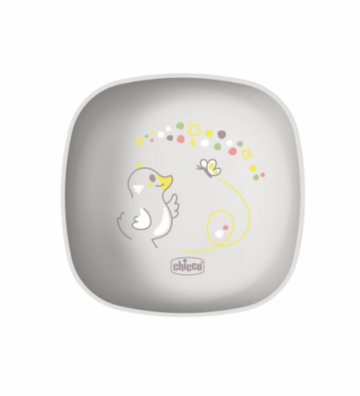 Chicco Tigela Tampa Cinza 6M+